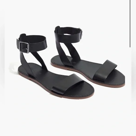 Madewell Boardwalk Ankle-Strap Sandals - Picture 1 of 10